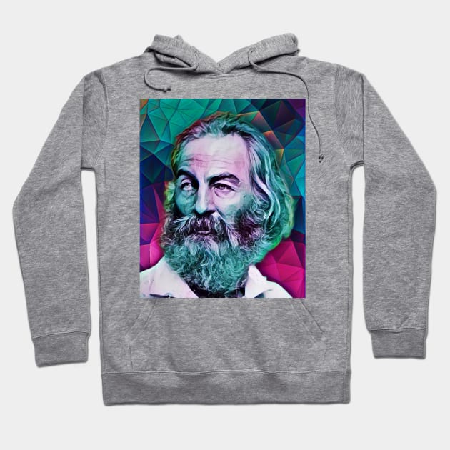 Walt Whitman Portrait | Walt Whitman Artwork 9 Hoodie by JustLit